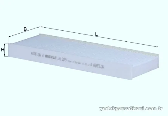MAHLE LA289 Polen Filtresi - MAHLE - LA289