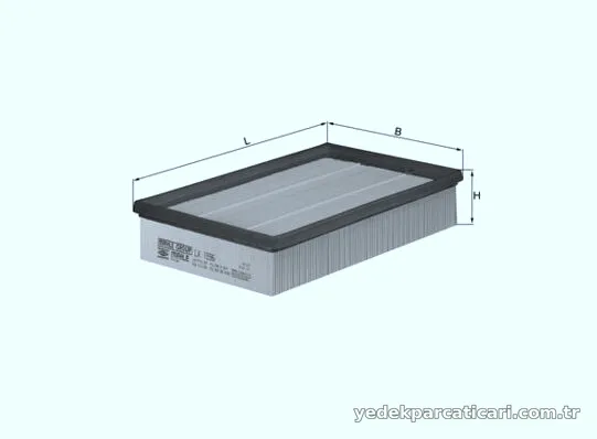 MAHLE LX1596 Hava Filtresi - MAHLE - LX1596