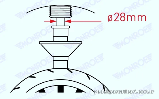 MONROE V4513 Amortisör - MONROE - V4513