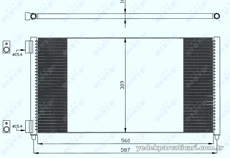 NRF 35496 Klima Radyatörü - NRF - 35496