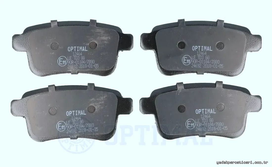 OPTIMAL BP12464 Fren Disk Balata - OPTIMAL - BP12464