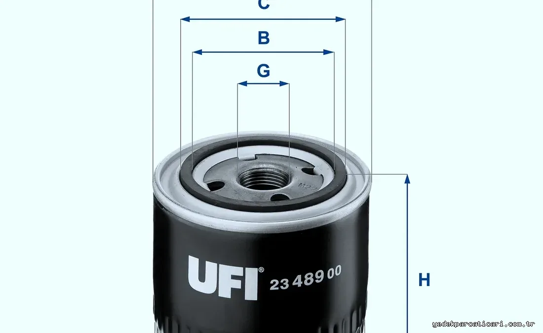 UFI 2348900 Yağ Filtresi - UFI - 2348900