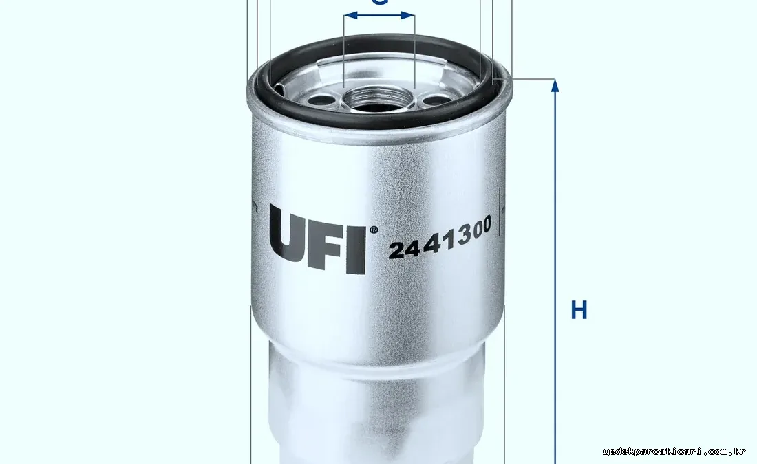 UFI 2441300 Yakıt Filtresi - UFI - 2441300