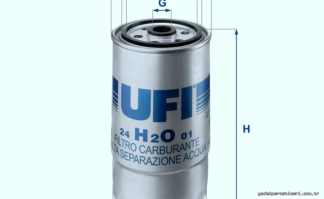 UFI 24H2O01 Yakıt Filtresi - UFI - 24H2O01