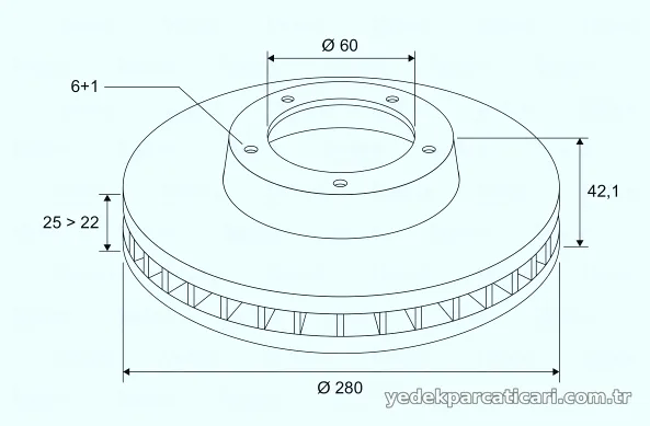 VALEO 186869 Fren Disk Ayna - VALEO - 186869