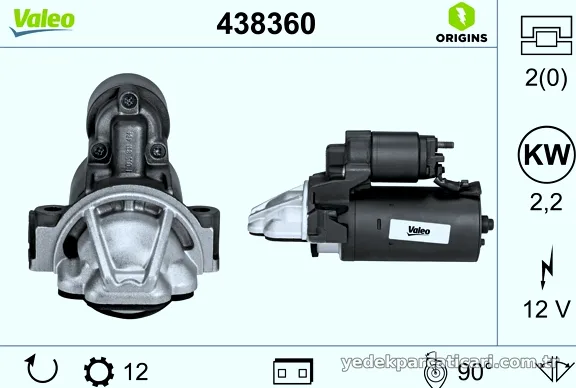 VALEO 438360 Marş Dinamosu - VALEO - 438360