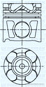 YENMAK 3104197000 Piston - YENMAK - 3104197000
