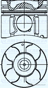 YENMAK 3904233000 Piston - YENMAK - 3904233000
